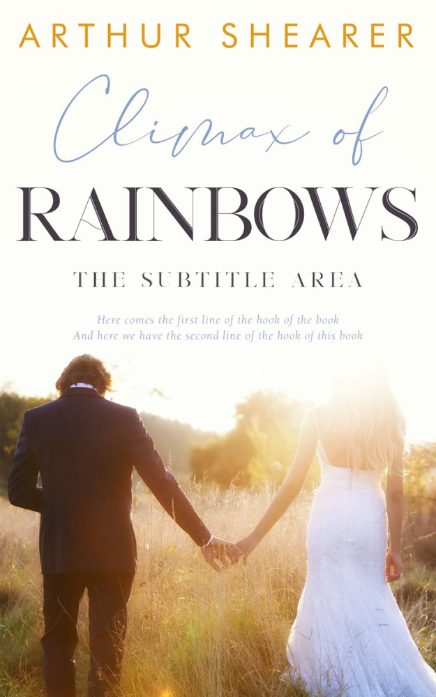 Front view of Pampas #11019 - Premade Romance Book Cover