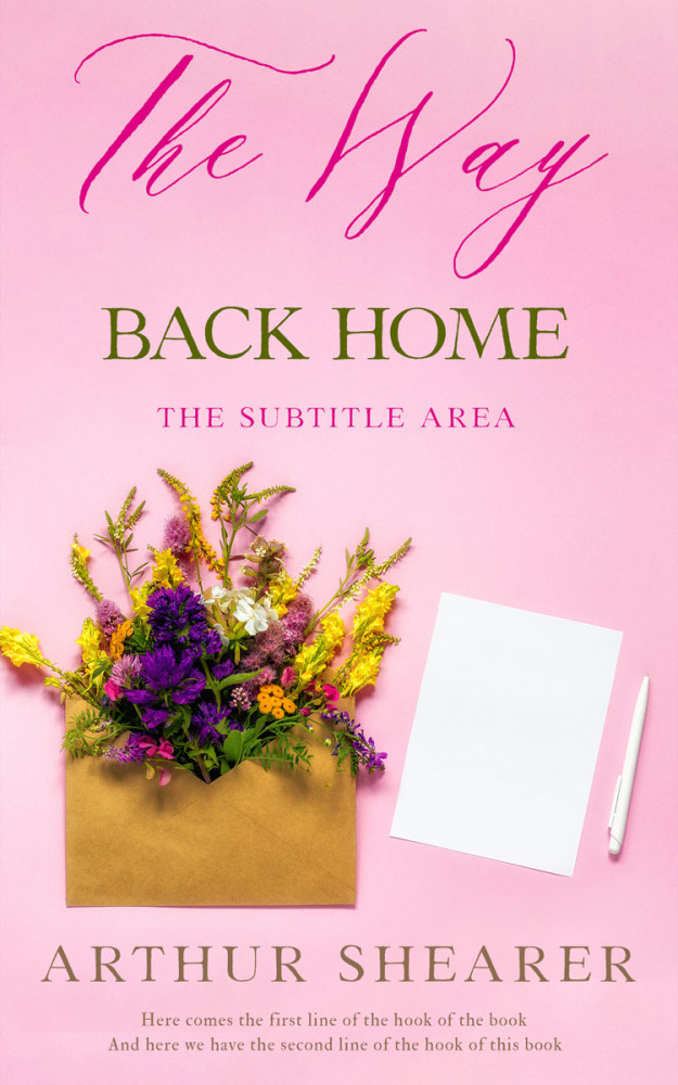 Front view of Chantilly #11074 - Premade Poetry Book Cover