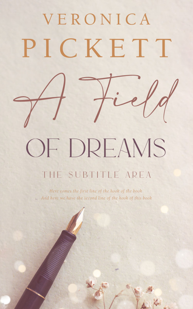 Front view of Pearl Bush #11080 - Premade Poetry Book Cover | BookCoverZone