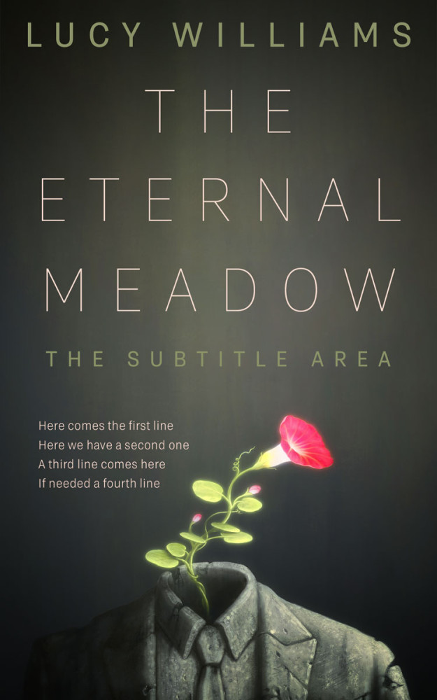 Front view of Heavy Metal #11082 - Premade Abstract Book Cover | BookCoverZone