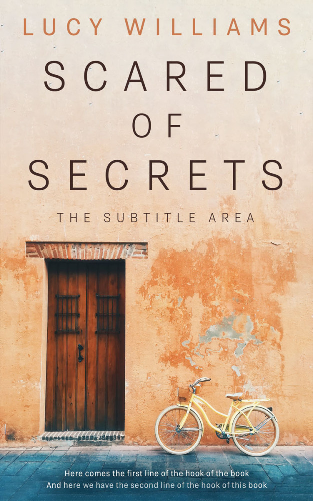 Front view of Double Spanish White #11092 - Premade Travel Book Cover