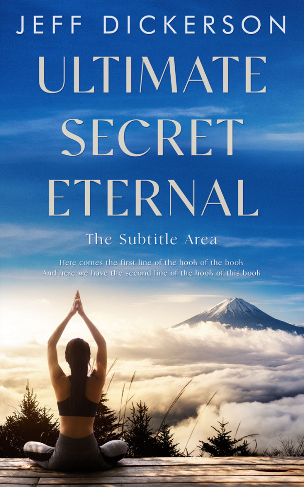 Front view of Soft Amber #11137 - Premade Health & Mind & Body Book Cover