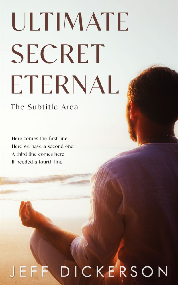 Front view of Cararra #11138 - Premade Health & Mind & Body Book Cover