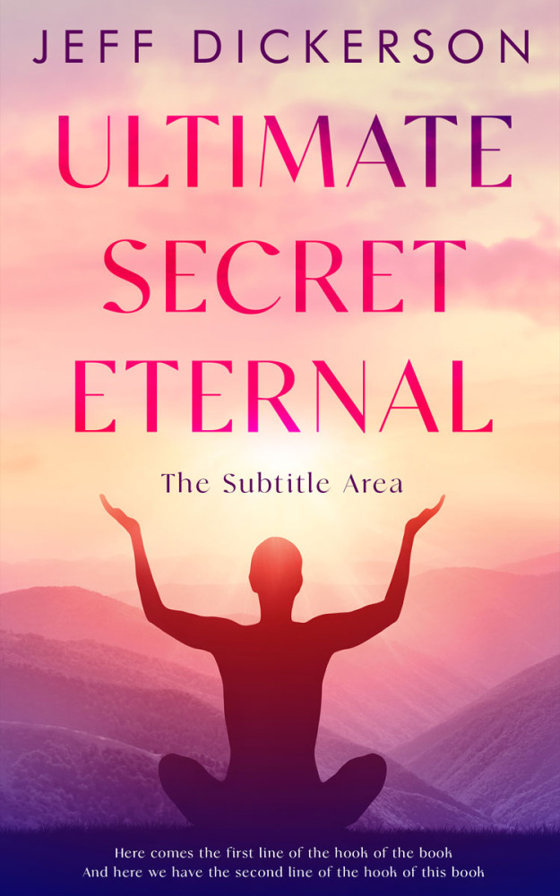 Front view of Mandys Pink #11140 - Premade Health & Mind & Body Book Cover