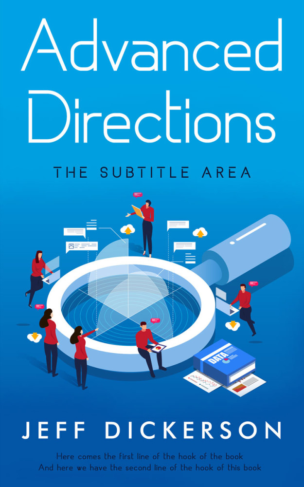 Front view of Lochmara #11214 - Premade Business Book Cover