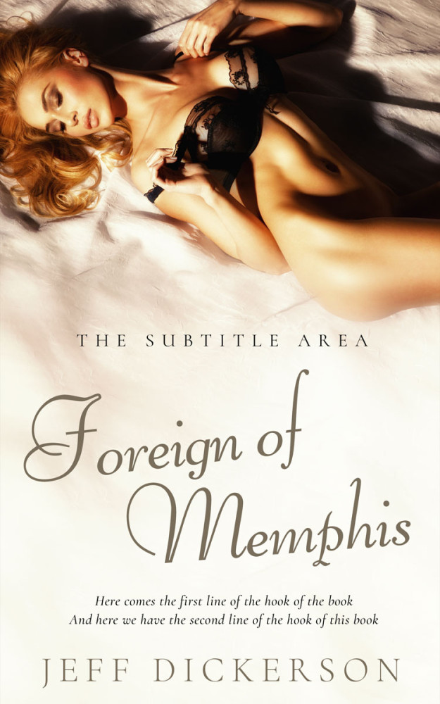 Front view of Eclipse #11274 - Premade Erotica Book Cover