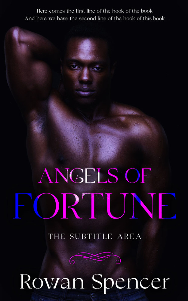 Front view of Black #11318 - Premade Erotica Book Cover | BookCoverZone