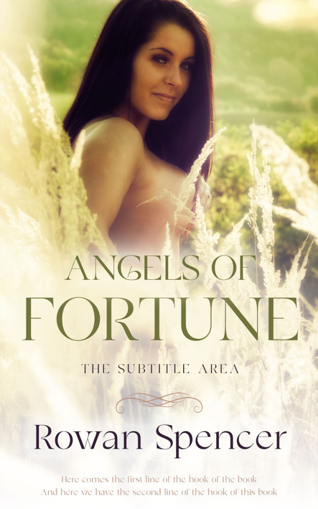 Front view of Janna #11319 - Premade Erotica Book Cover