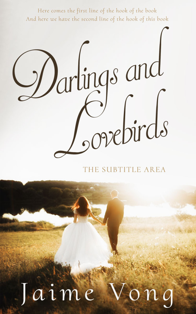 Front view of Black Marlin #11345 - Premade Romance Book Cover