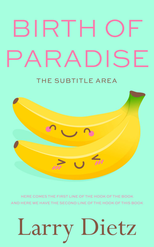 Front view of Aquamarine #11361 - Premade Romance Book Cover