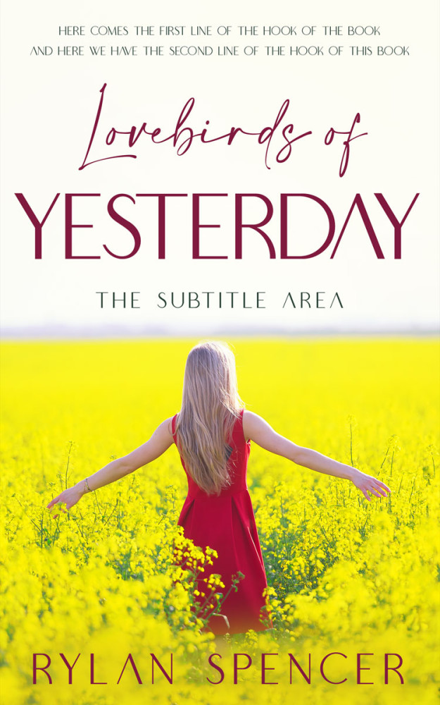 Front view of Barberry #11406 - Premade Romance Book Cover