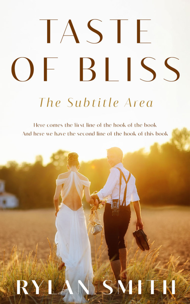 Front view of Cararra #11422 - Premade Romance Book Cover