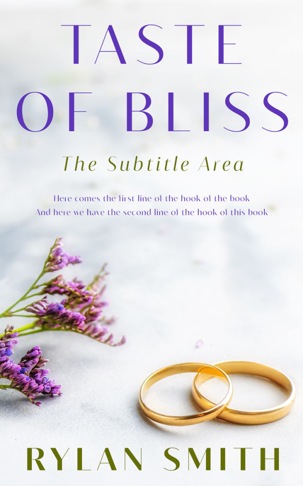 Front view of Athens Gray #11423 - Premade Romance Book Cover