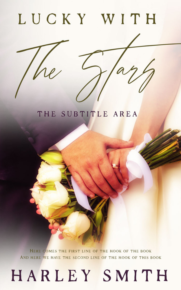 Front view of Woody Brown #11439 - Premade Romance Book Cover