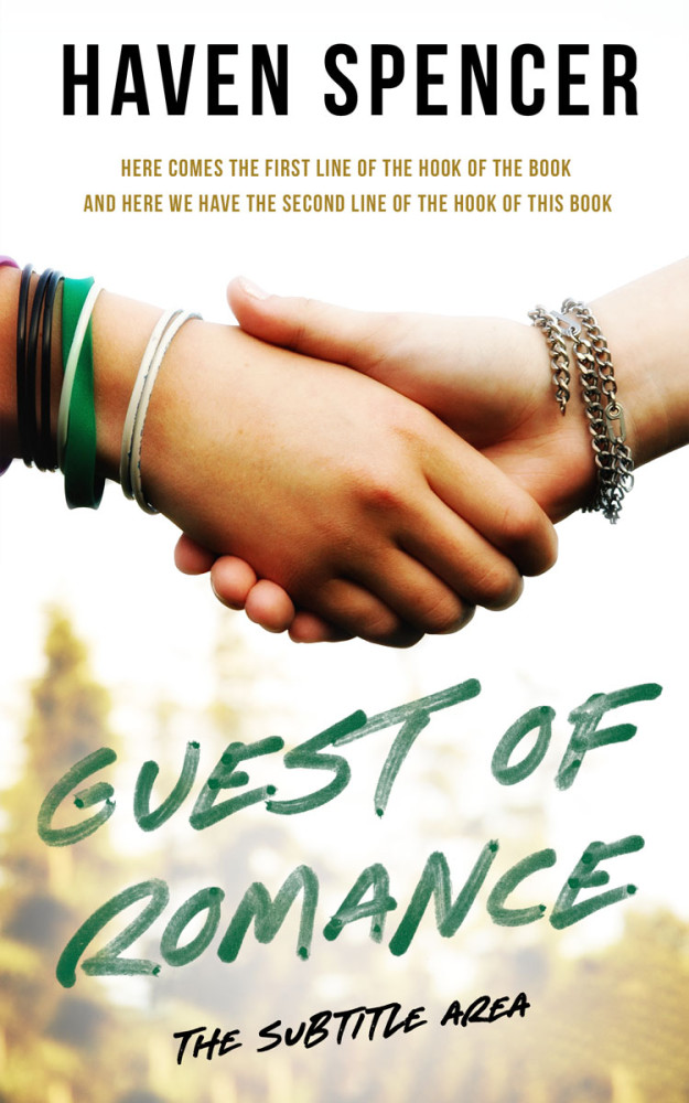 Front view of Bone #11446 - Premade Romance Book Cover