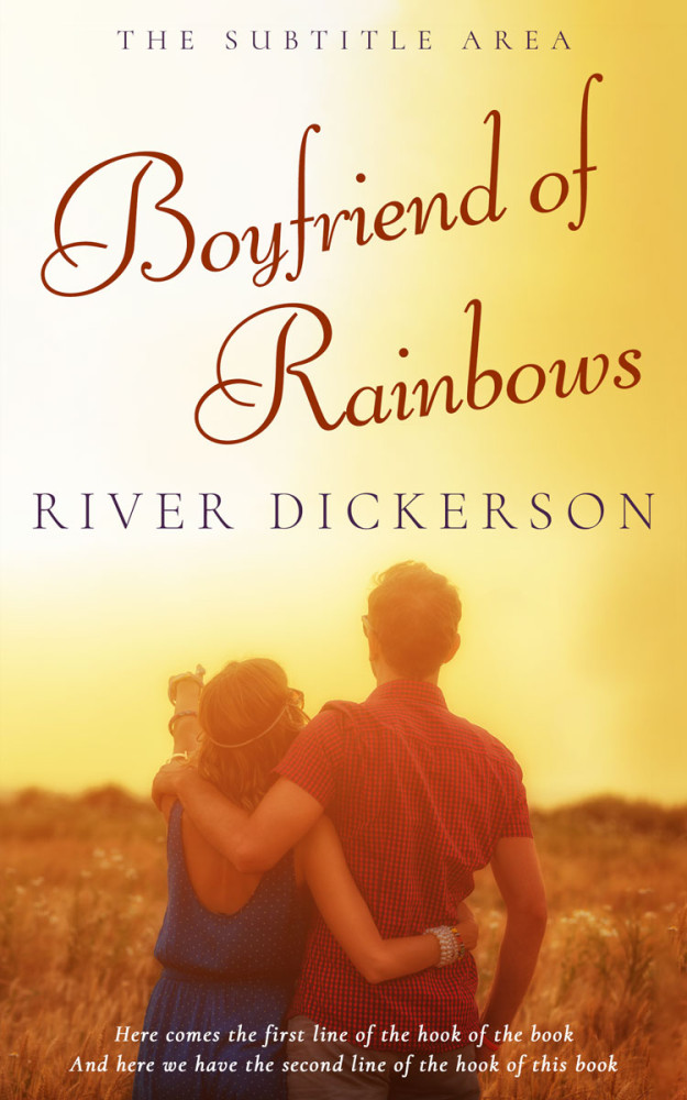 Front view of Cognac #11455 - Premade Romance Book Cover