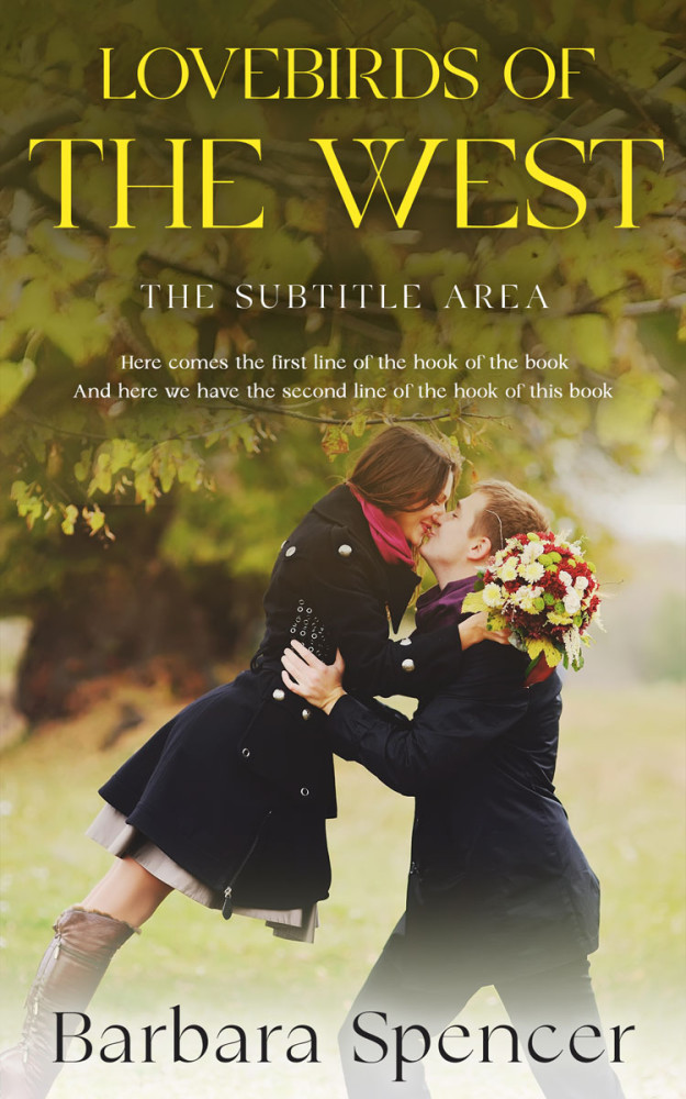 Front view of Lisbon Brown #11469 - Premade Romance Book Cover