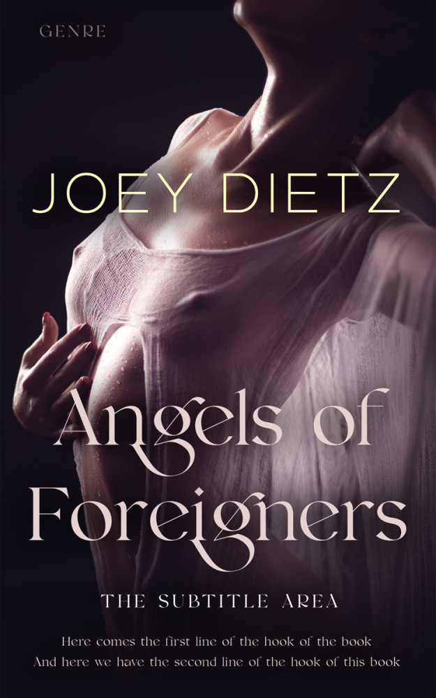 Front view of Thunder #11485 - Premade Erotica Book Cover