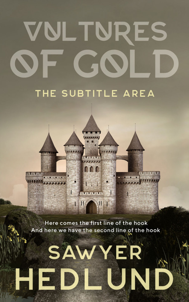 Front view of Makara #11552 - Premade Historical Book Cover | BookCoverZone