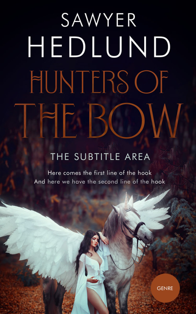 Front view of Green Spring #11563 - Premade Fantasy Book Cover