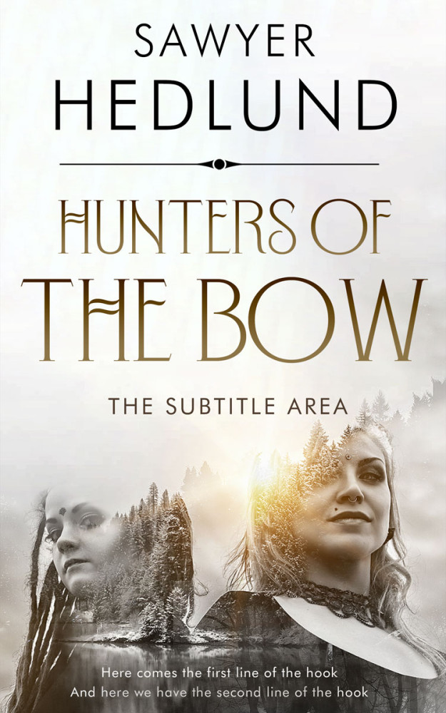 Front view of Taupe #11564 - Premade Fantasy Book Cover