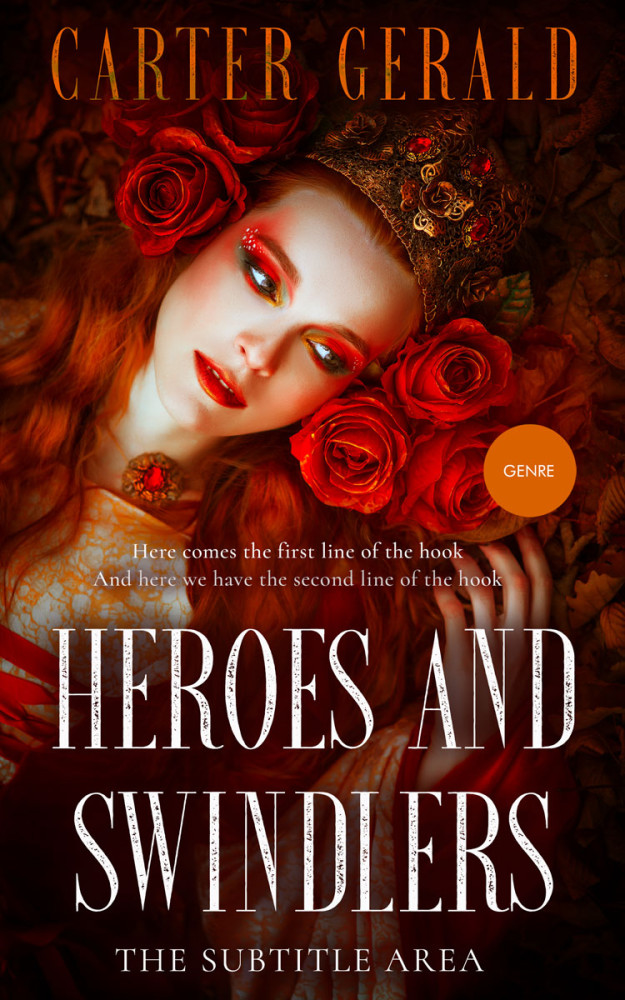 Front view of Wood Bark #11569 - Premade Fantasy Book Cover