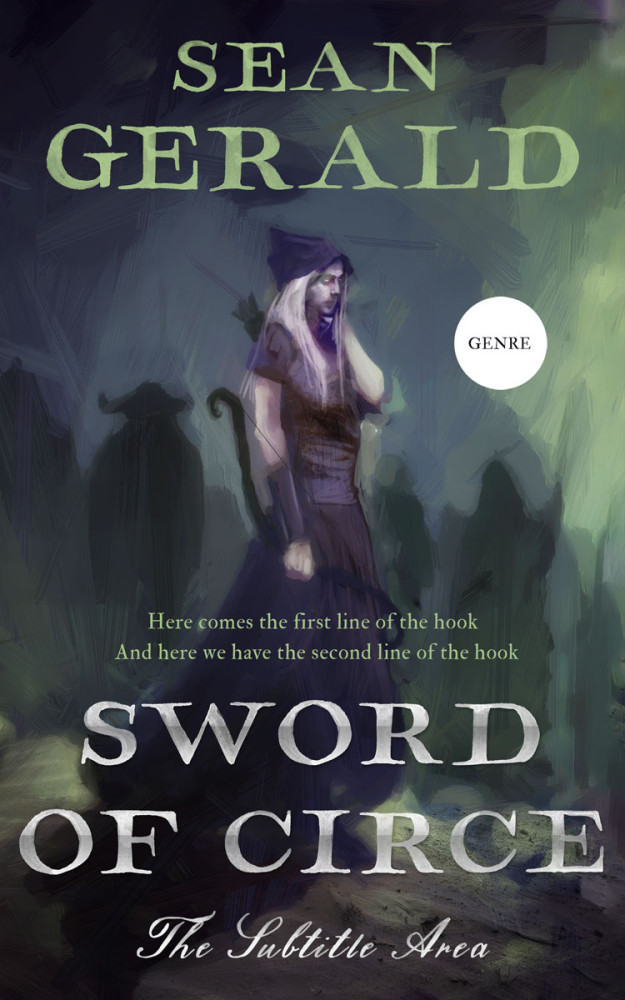 Front view of Tuna #11579 - Premade Fantasy Book Cover