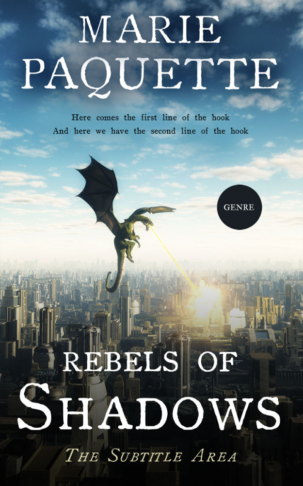 Front view of Ebony Clay #11593 - Premade Science Fiction Book Cover