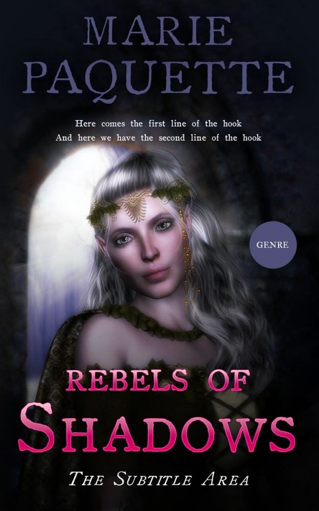 Front view of Woodsmoke #11595 - Premade Fantasy Book Cover