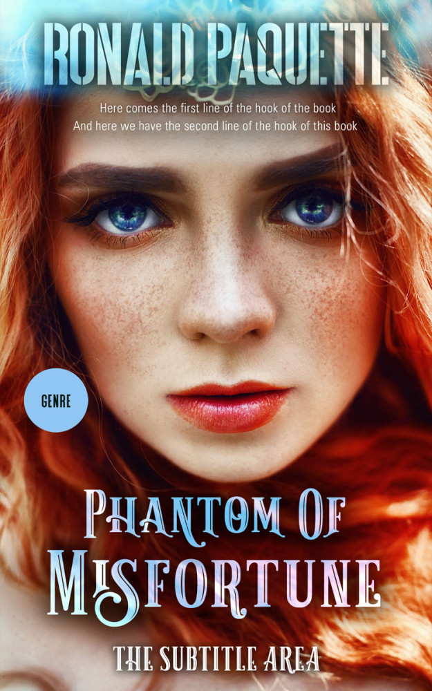 Front view of Silk #11605 - Premade Fantasy Book Cover
