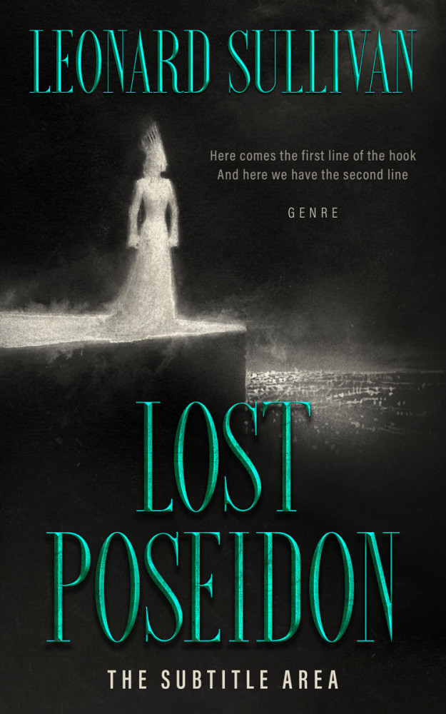 Front view of Heavy Metal #11628 - Premade Fantasy Book Cover