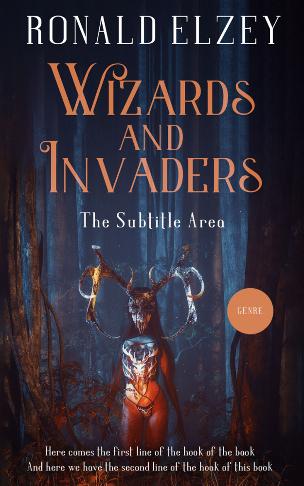 Front view of Bastille #11632 - Premade Fantasy Book Cover