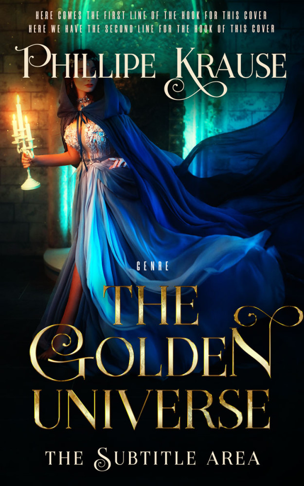 Front view of Bunker #11671 - Premade Fantasy Book Cover | BookCoverZone