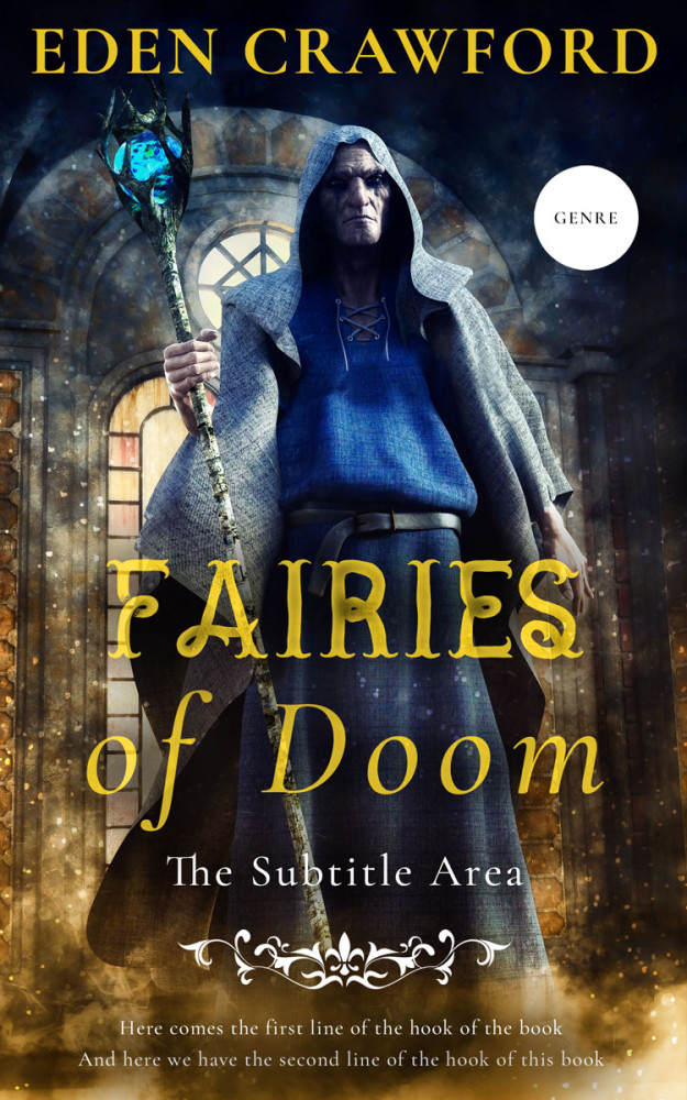 Front view of Baltic Sea #11680 - Premade Fantasy Book Cover