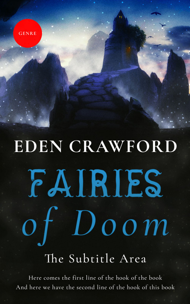 Front view of Woodsmoke #11683 - Premade Fantasy Book Cover