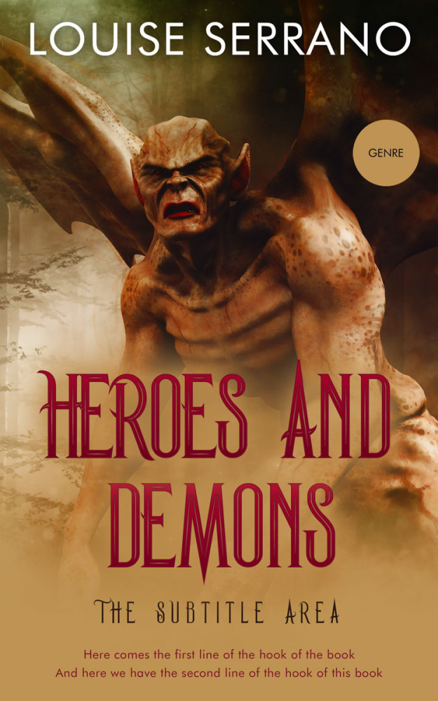 Front view of Driftwood #11709 - Premade Fantasy Book Cover