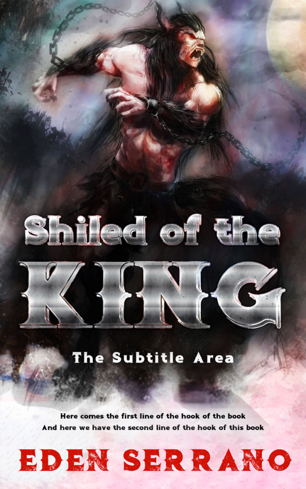 Front view of Thunder #11732 - Premade Fantasy Book Cover