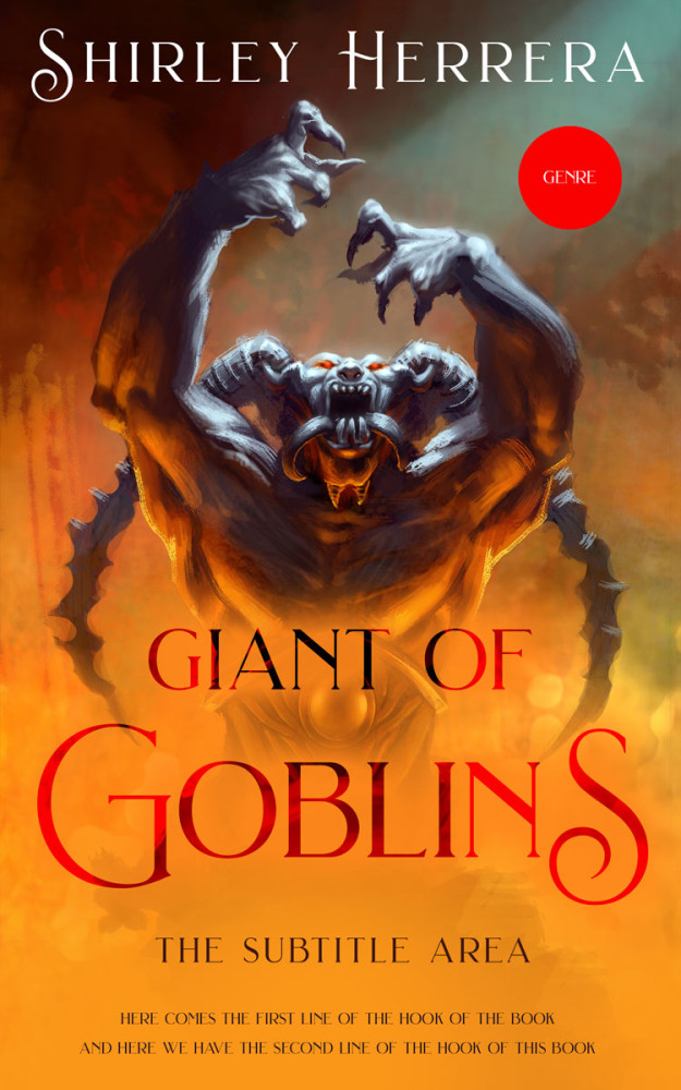 Front view of Brandy Punch #11746 - Premade Fantasy Book Cover