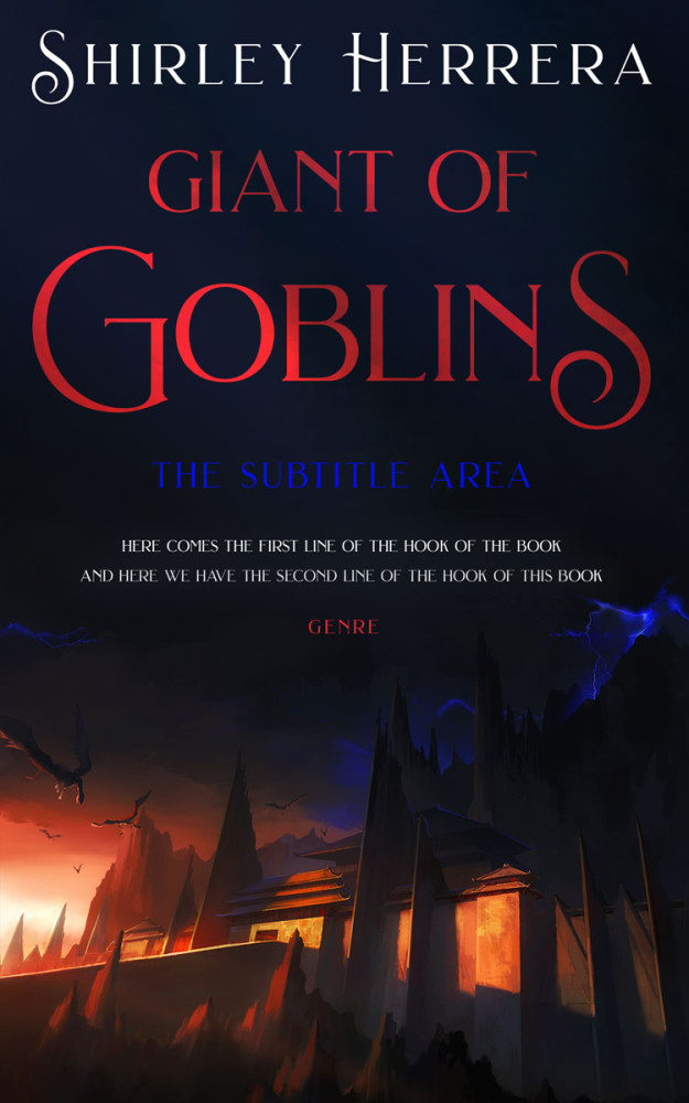 Front view of Woodsmoke #11747 - Premade Fantasy Book Cover