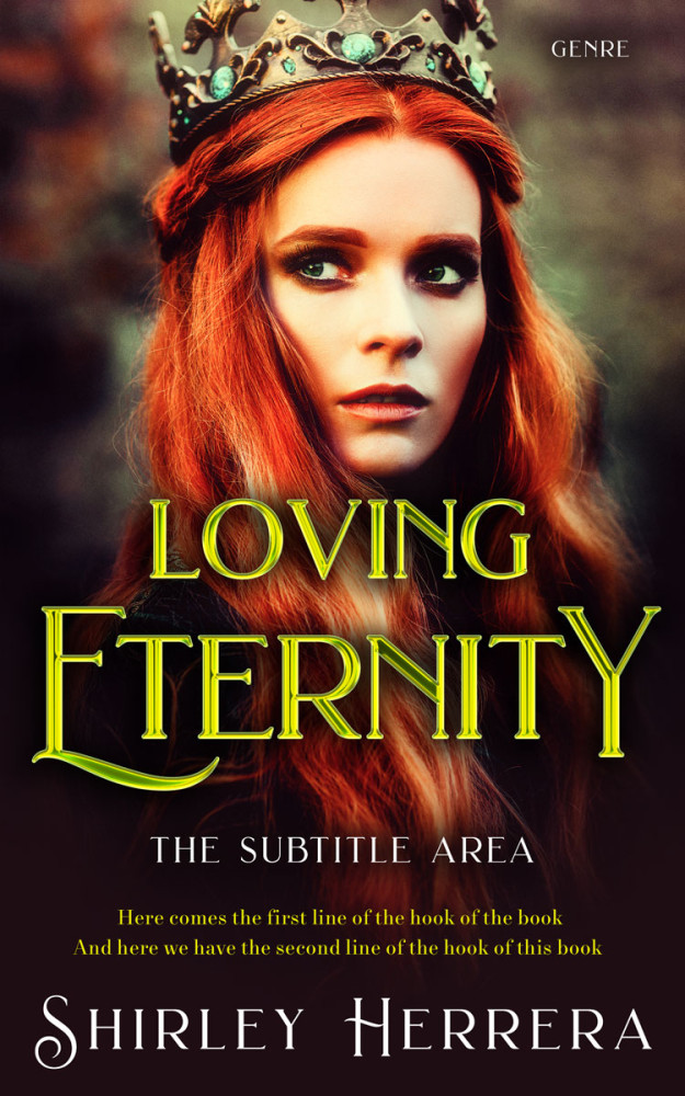 Front view of Di Serria #11754 - Premade Fantasy Book Cover