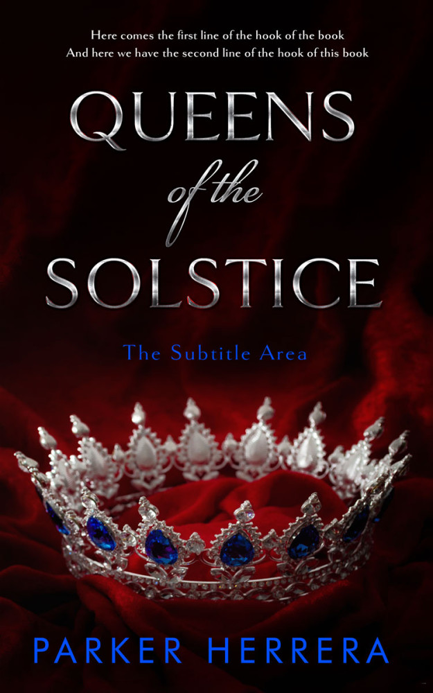 Front view of Graphite #11775 - Premade Fantasy Book Cover