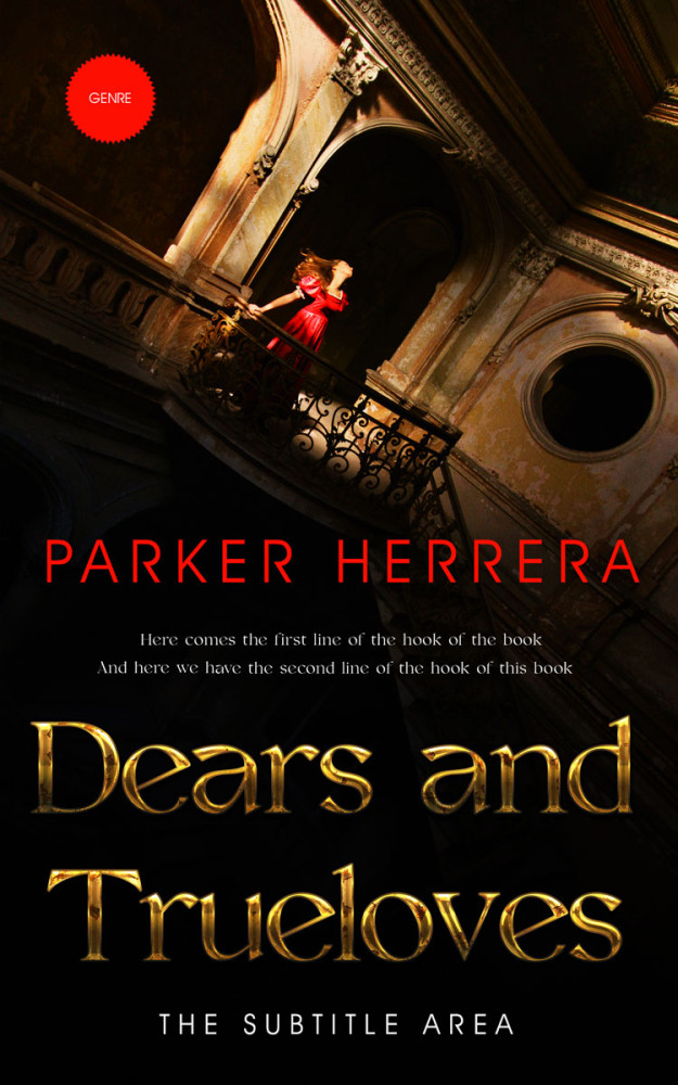 Front view of Asphalt #11785 - Premade Horror Book Cover