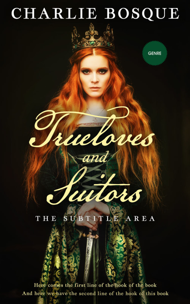 Front view of Twine #11798 - Premade Fantasy Book Cover | BookCoverZone