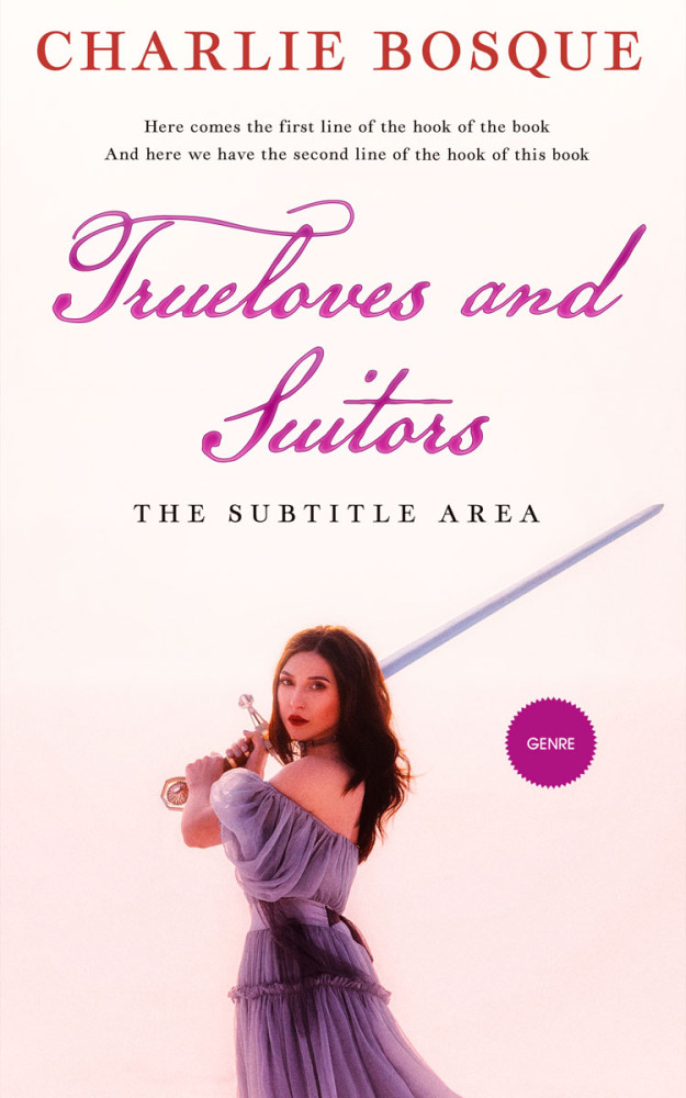 Front view of Fantasy #11801 - Premade Fantasy Book Cover