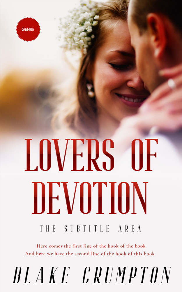 Front view of Pampas #11815 - Premade Romance Book Cover