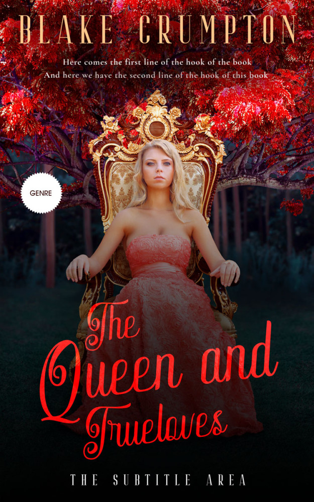 Front view of Gondola #11831 - Premade Fantasy Book Cover