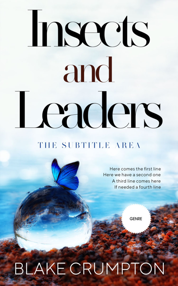 Front view of Black Squeeze #11860 - Premade Self-Improvement & Self-Help Book Cover