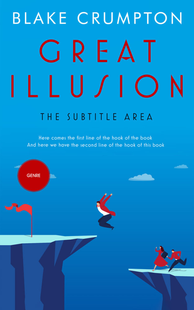 Front view of Cerulean #11866 - Premade Self-Improvement & Self-Help Book Cover