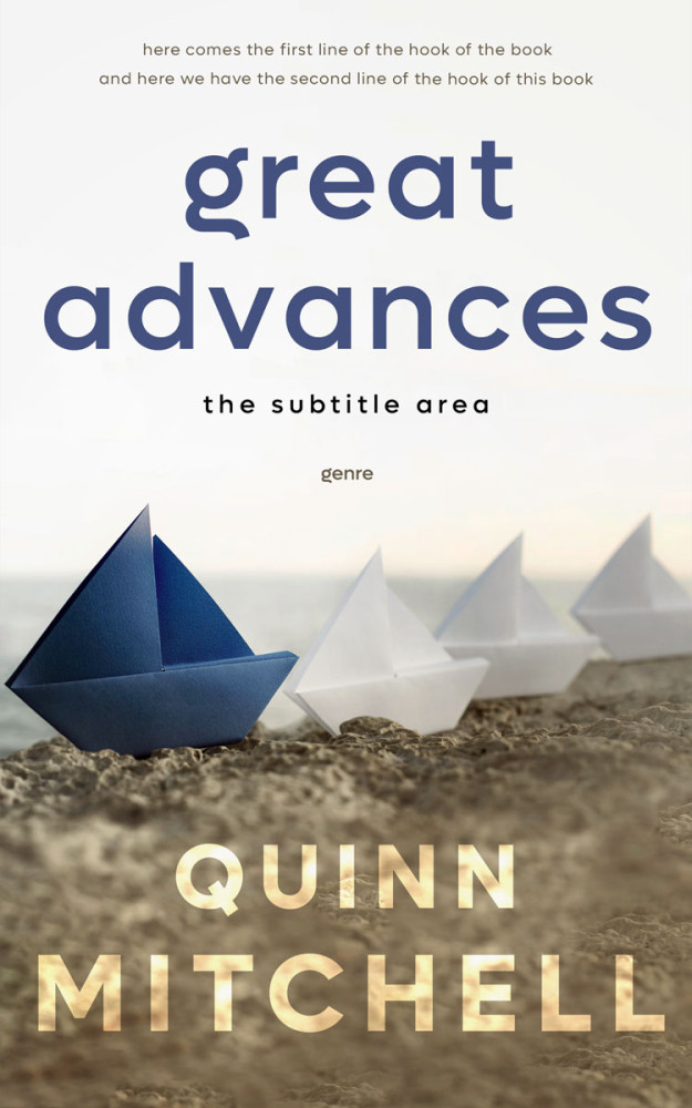 Front view of Pampas #11873 - Premade Self-Improvement & Self-Help Book Cover