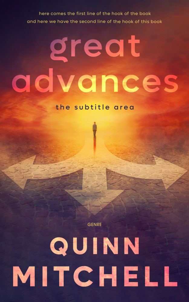 Front view of Thunder #11876 - Premade Self-Improvement & Self-Help Book Cover